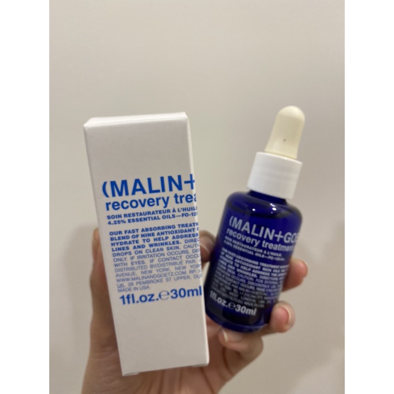 Dầu dưỡng phục hồi da cao cấp Malin+Goetz recovery treatment oil fullsize 30ml (Bill Mỹ, web $82)