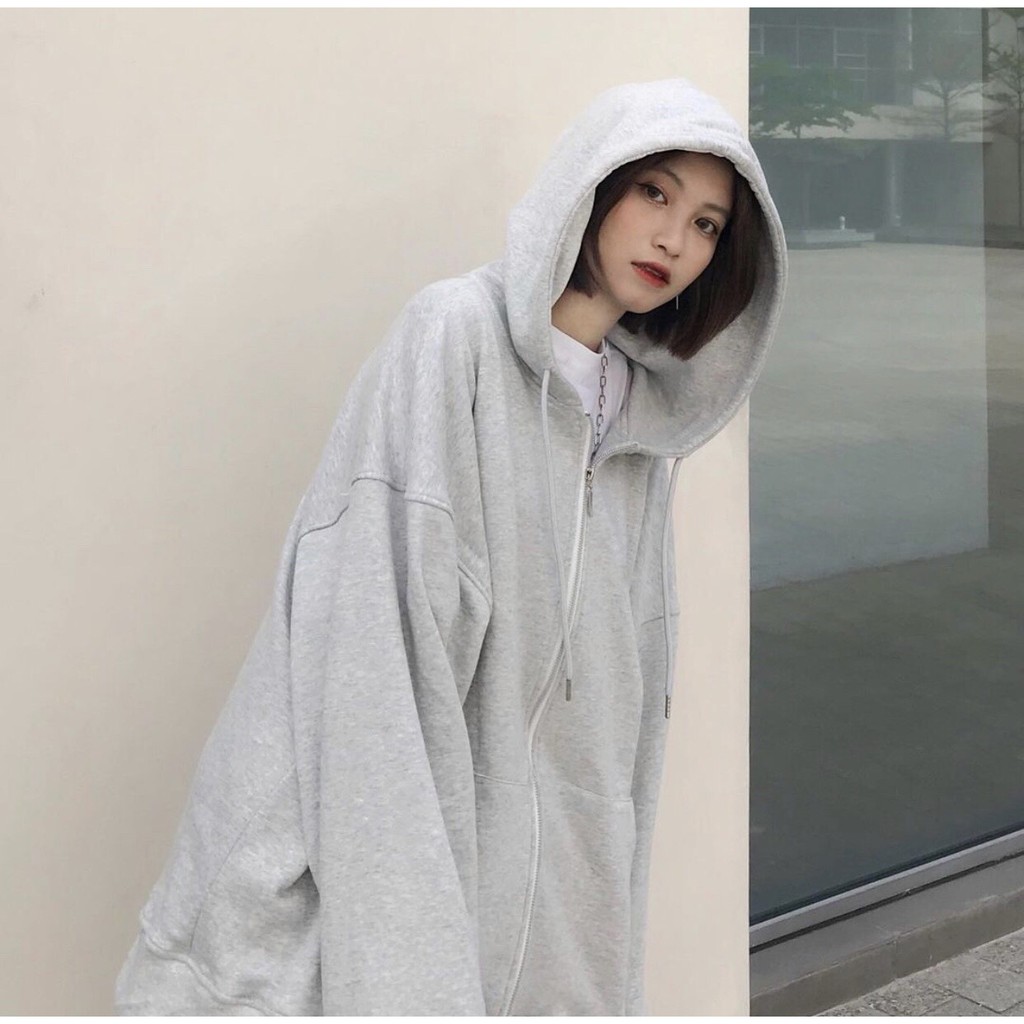 Áo KHOÁC Hoodie TRƠN 2 Màu Nam Nữ Ulzzang Unisex 1hitshop | BigBuy360 - bigbuy360.vn