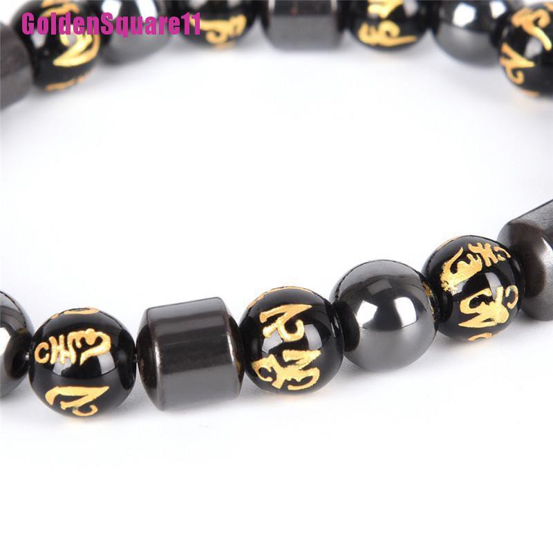 Vòng Tay Chuỗi Hạt Đá Hematite Từ Tính Giúp Giảm Cân Hiệu Quả