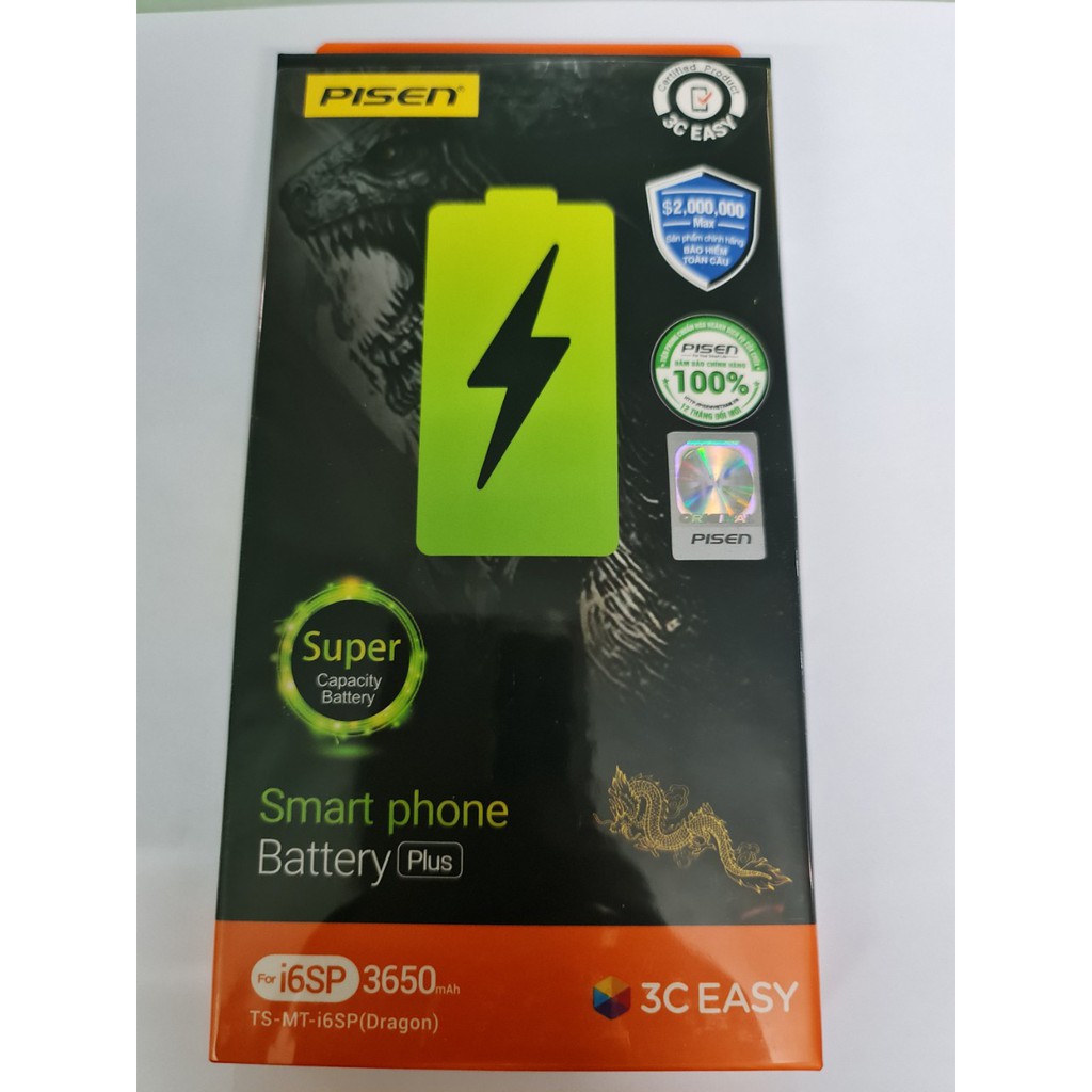 Pin Sạc TS-MT dành cho-Iphone 6SPlus Dragon - Hàng Chính hãng