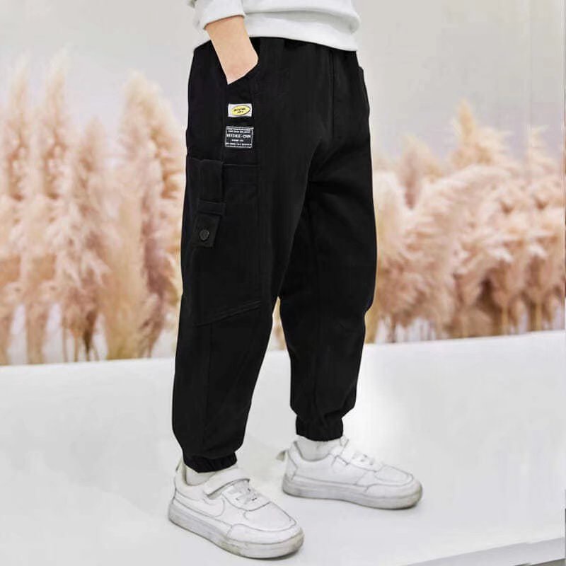 Quần Dài Dáng Rộng Thời Trang Thu Đông Dành Cho Bé Trai