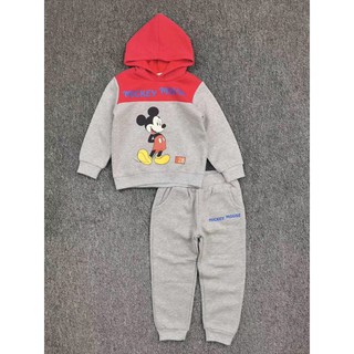 Bộ quần áo nỉ hm mickey bé trai 1-5y