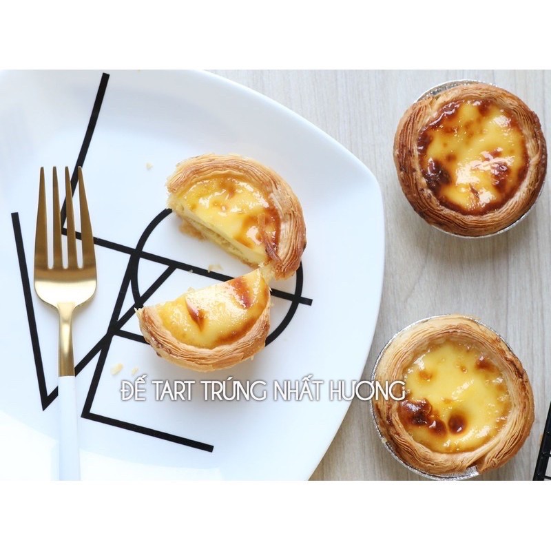 Đế bánh tart trứng và kem trứng