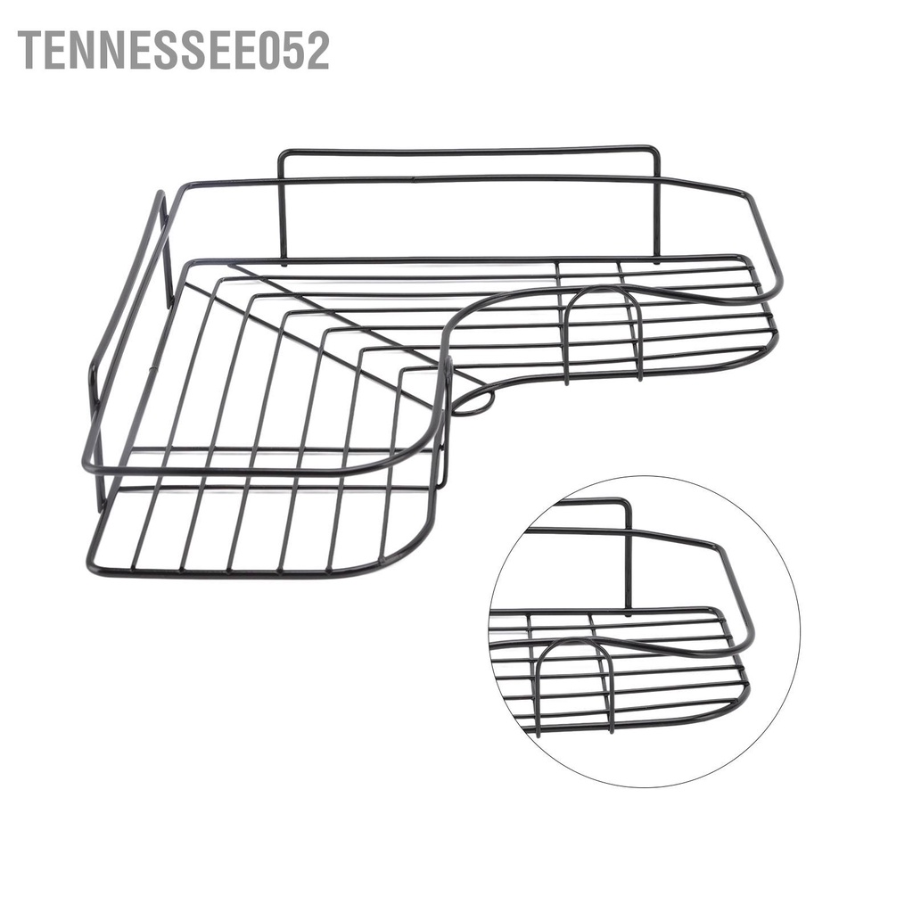 Tennessee052 Kệ góc Giá đỡ bằng sắt lưu trữ hình tam giác Lỗ lắp đặt miễn phí cho nhà bếp trong phòng tắm
