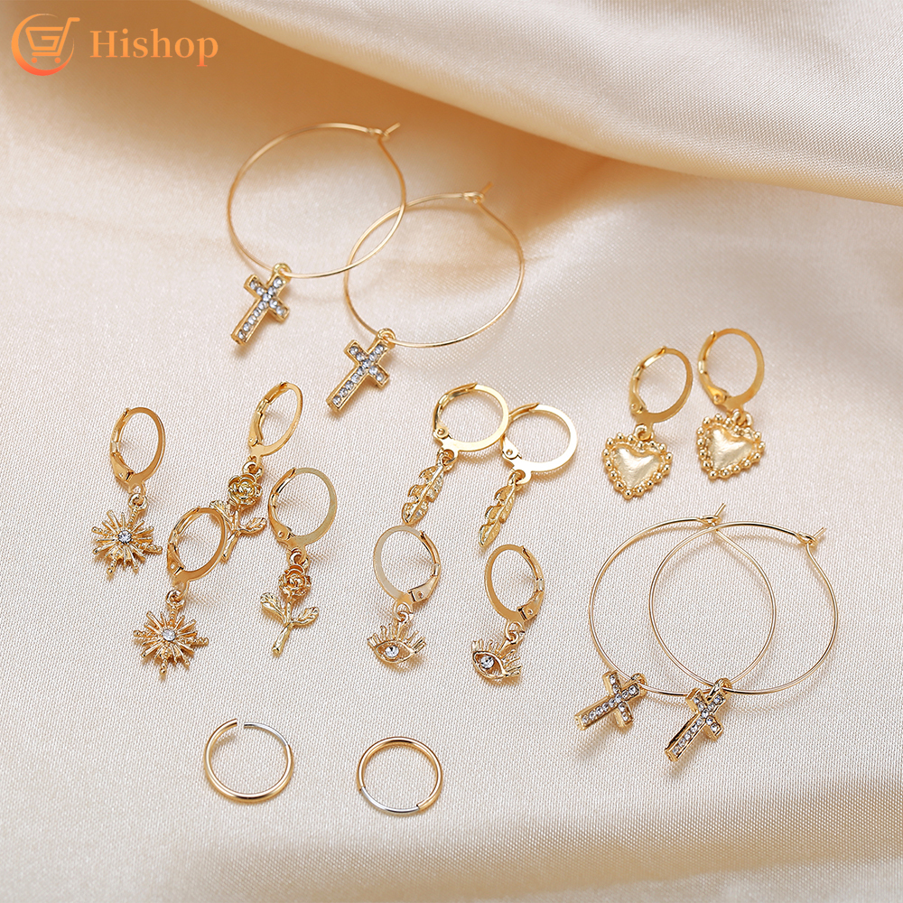 Bộ Khuyên Tai Nữ Trang Tạo Hình Độc Đáo