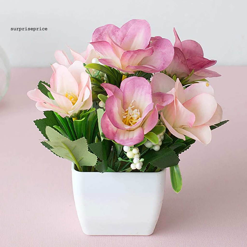 Cây cảnh nhân tạo bằng nhựa dùng cho trang trí để bàn tươi mát