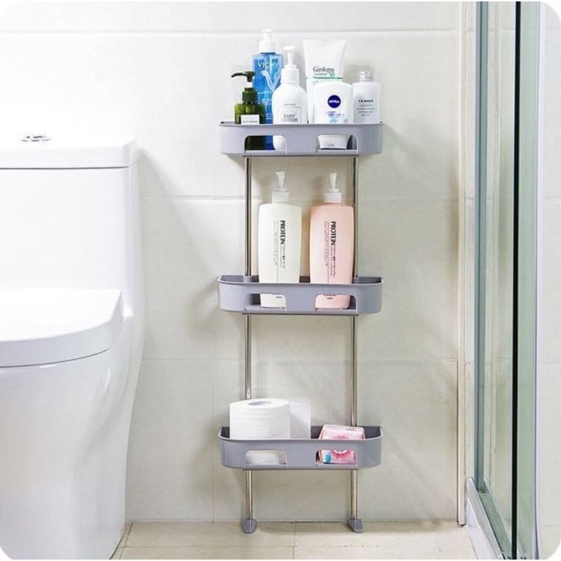Kệ Nhà Tắm Vệ Sinh Bếp Toilet Thông Minh Đa Năng 3 Tầng