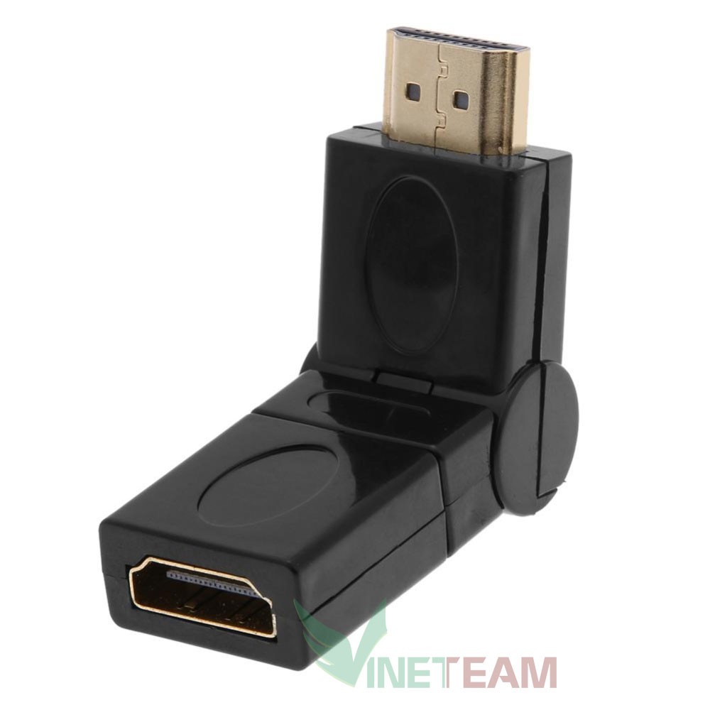 Đầu Nối Dây HDMI 2 Đầu Xoay 180 Độ, Đoạn Ngắn -dc3129