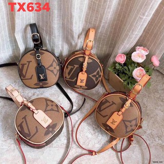 Túi xách lv trống tròn hoa to