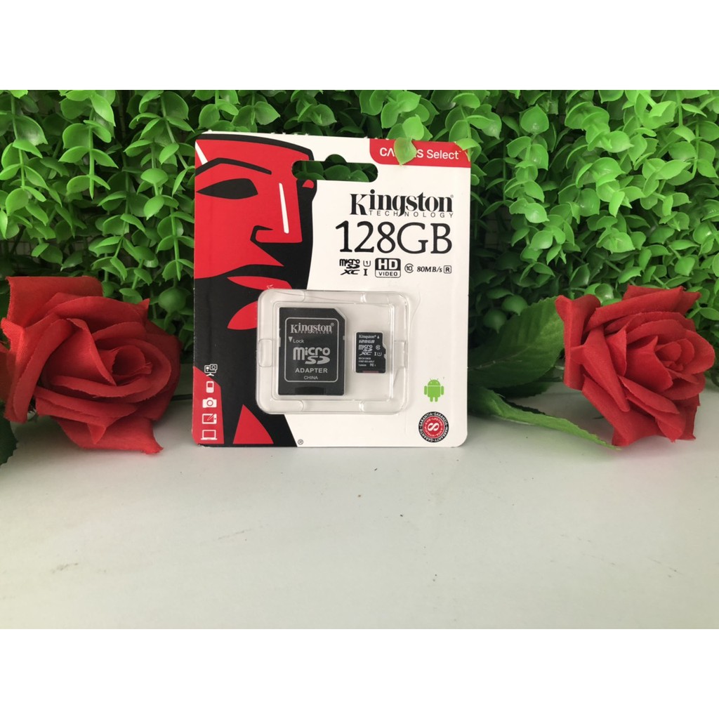 Thẻ nhớ Kingston - Sandick 128GB MicroSDXC canvas select chuyên dụng camera wifi