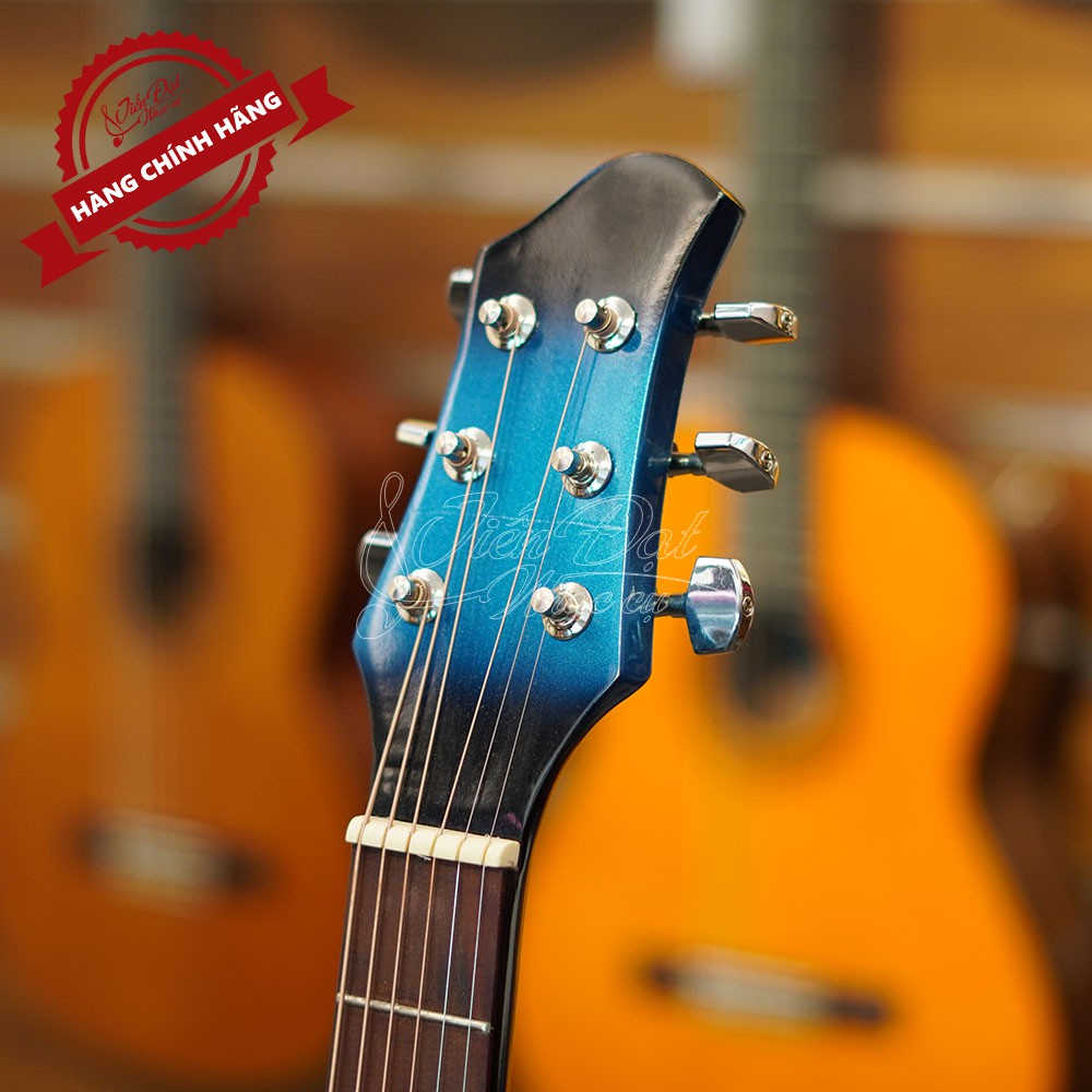 Đàn Guitar Acoustic Việt Nam GA-12EL Mặt Gỗ Thông Nguyên Tấm Cao Cấp