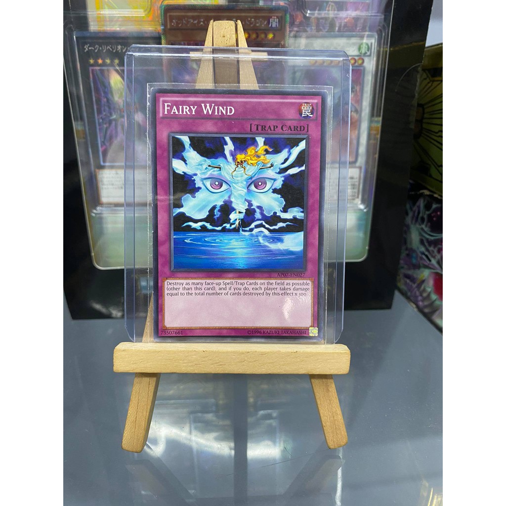[ Dưa Hấu Yugioh ] Lá bài thẻ bài Fairy Wind - Tặng bọc bài nhựa bảo quản