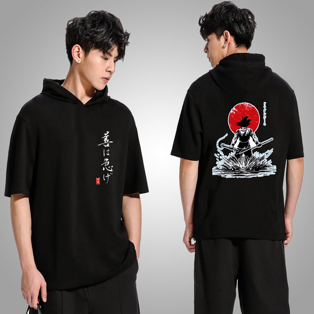 (SALE) BST Áo Thun Hoodie tay lỡ Attack On Titan - Anime cực chất