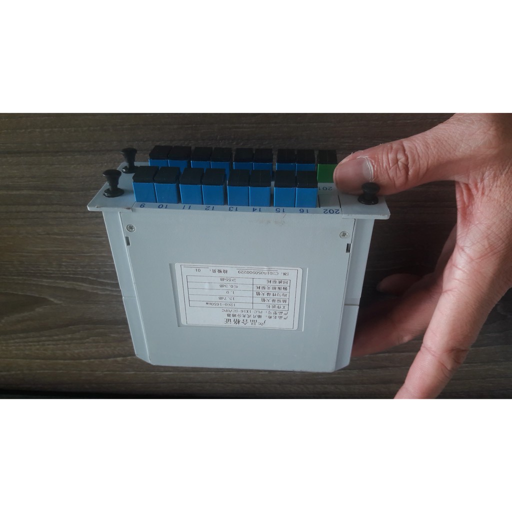 Bộ chia quang  1x16, SC/UPC, PLC module.