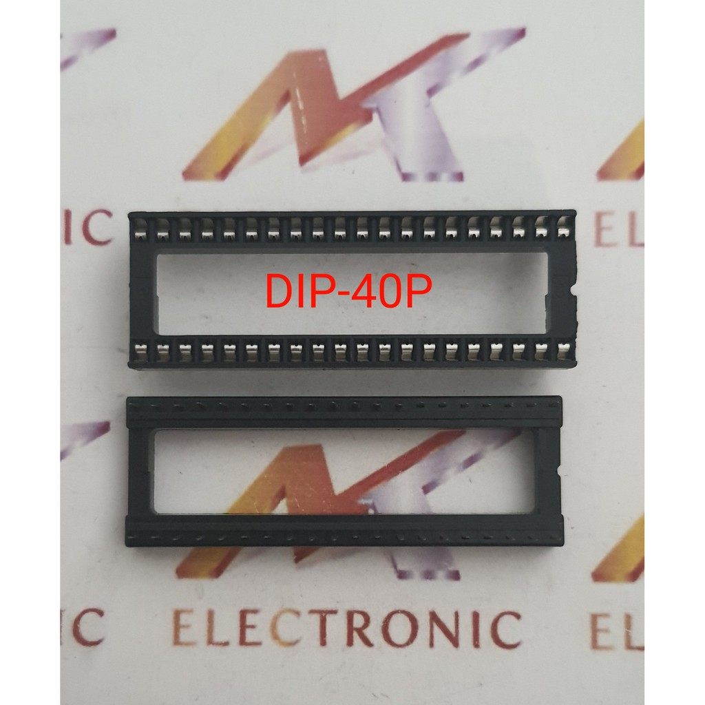 Đế IC 40 chân dẹt DIP-40P 2.54mm (cái)