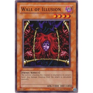 Thẻ bài Yugioh - TCG - Wall of Illusion / SDY-034'