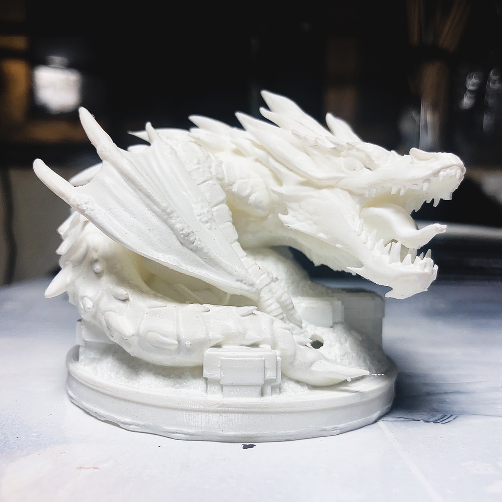 Mô Hình Rồng Smaug The Hobbit Bằng Chất Liệu Nhựa Resin - Cao 7cm