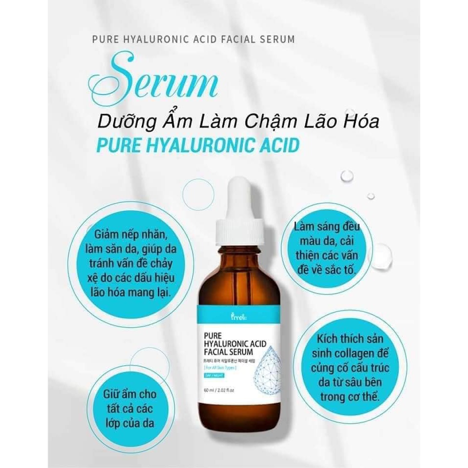 Serum Prreti cấp nước căng bóng da PURE HYALURONIC AICD Facial Serum