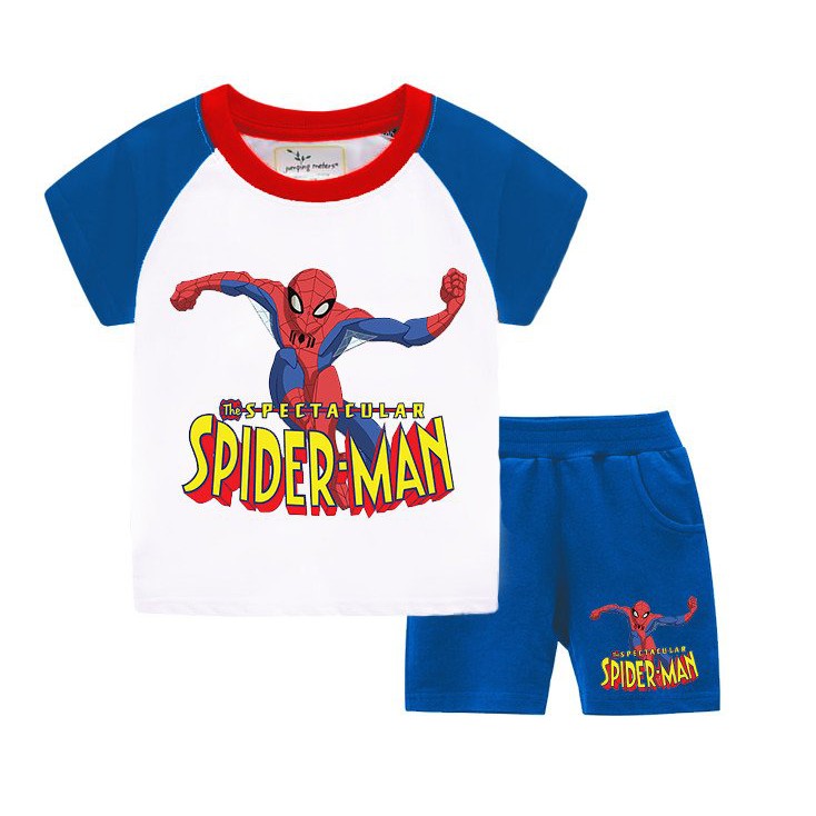 Set đồ cho bé mẫu người nhện (Spider man)