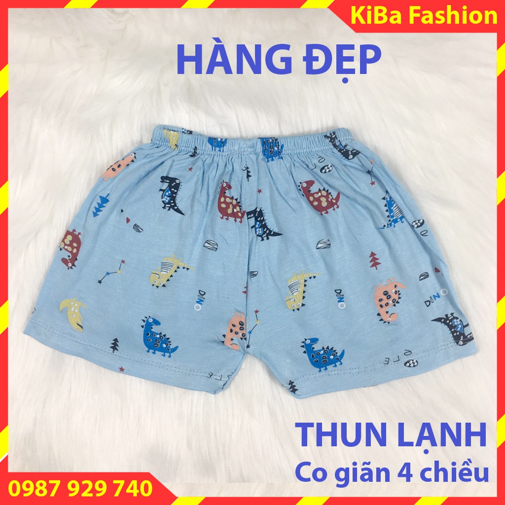 [ HÀNG ĐẸP ] Quần đùi chất cotton thun lạnh CAO CẤP co giãn 4 chiều mềm mịn cực đẹp, mát cho bé 5-14kg QĐ - HH080