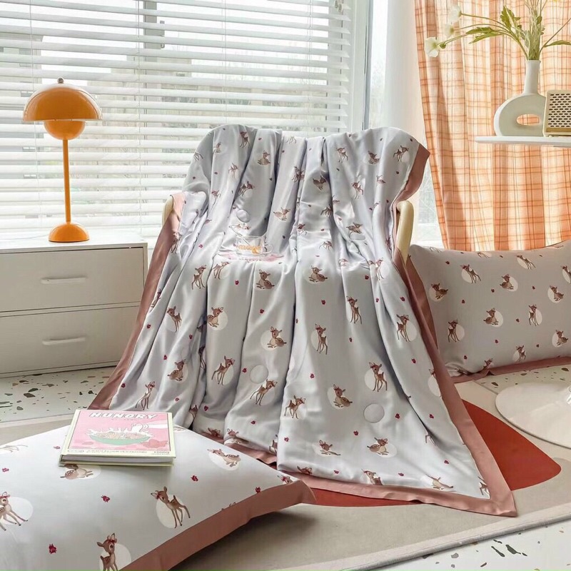 Chăn lụa thái siêu mềm mát Cực phẩm, Lô hội kháng khuẩn loại 1