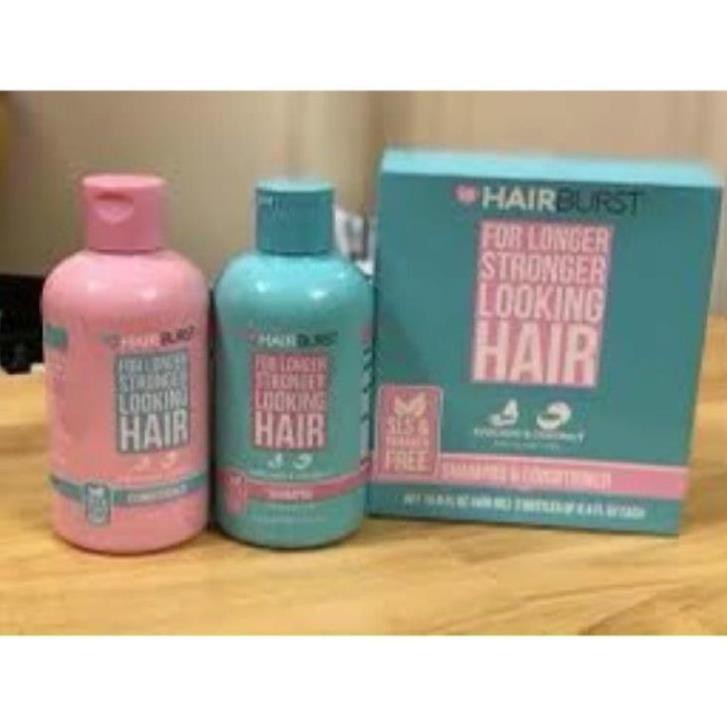 [HÀNG HOT]  Cặp 2 chai dầu gội xả HAIR BURST xanh-hồng