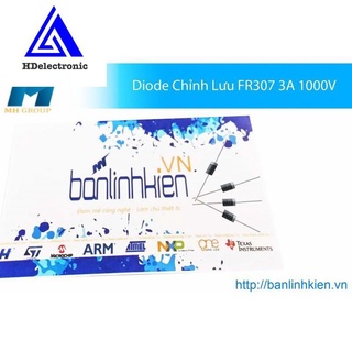 Diode chỉnh lưu fr307 3a 1000v zin