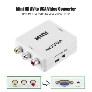 BOX CHUYỂN MINI AV TO VGA CHÍNH HÃNG