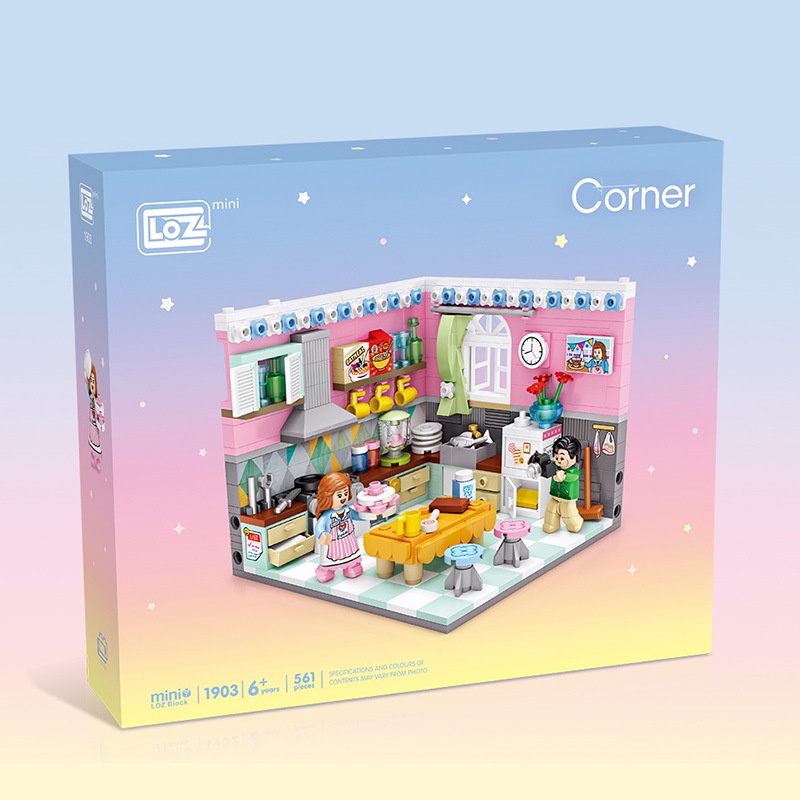 Đô chơi lắp ráp nhà búp bê hãng LOZ