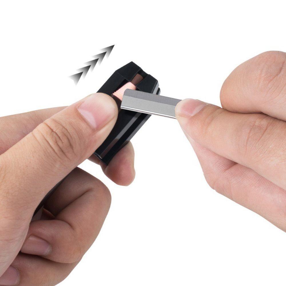 Gọt Bút Chì Vẽ Lông Mày ANEMONE Màu Hồng Vĩnh Viễn|Bộ Bút Bi Mỏng 4 Ngăn Màu Đen