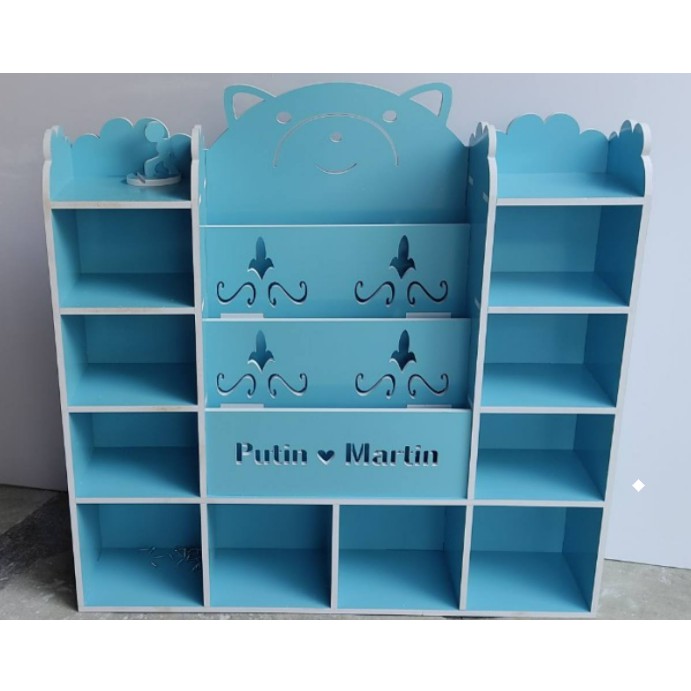 Kệ sách hình gấu nhiều ngăn thiết kế hiện đại cho bé FNL-3201 | BigBuy360 - bigbuy360.vn