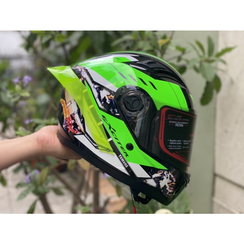 [Mã LIFEAU5SALE giảm 20k đơn 50k] Mũ Fullface tem Yamaha GP siêu đẹp, TẶNG ĐUÔI GIÓ VÀ TÚI ĐỰNG NÓN, BẢO HÀNH 12 THÁNG