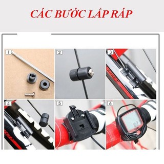 Đồng hồ đo tốc độ xe đạp 548B