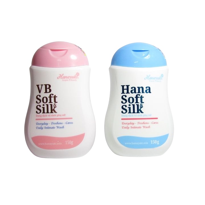 Dung dịch vệ sinh nam & nữ Hanayuki - Hana VB Soft Silk 150ml