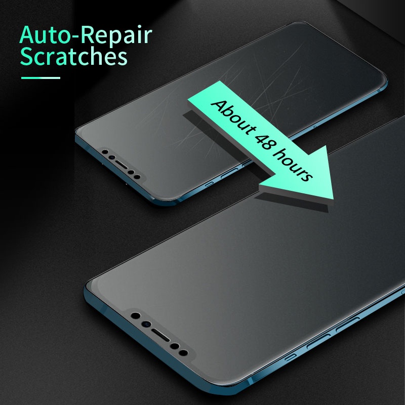 Dán Film dẻo Miếng dán màn hình AG Chống Vân Tay PPF Full Màn trong suốt Trước Và Sau Cho For iPhone 13 12 11 14 15 Pro Max Mini X XR XS Max 7 8 6 6s Plus se 2020