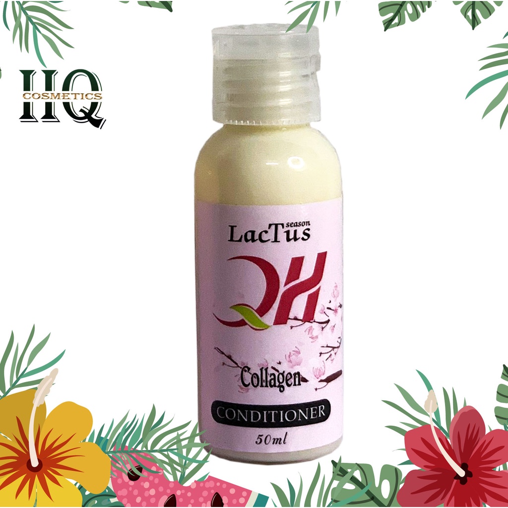 Gội xả QH Lactus Season Collagen Dưỡng Tóc Phục Hồi 50ml