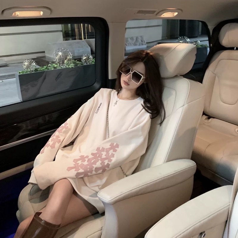 Áo thun dài tay thu đông chữ thập