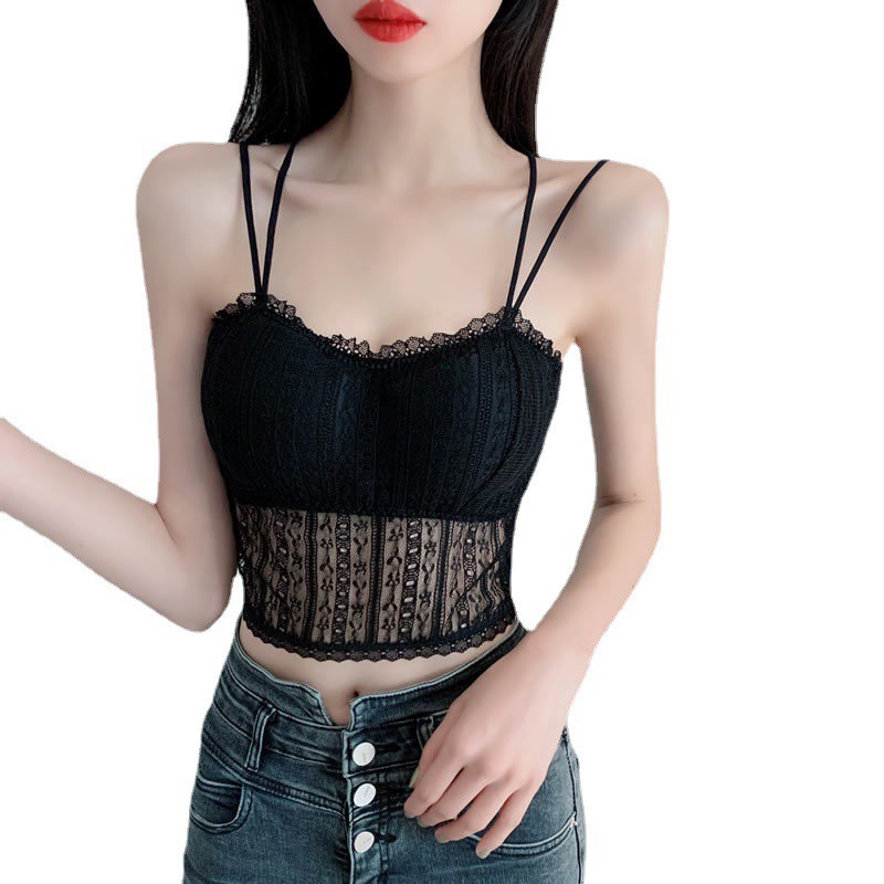 [Xả - dọn kho]Áo ngực lót nữ áo hai dây bra ren cao cấp có đệm ngực sexy bralette Pasana0091