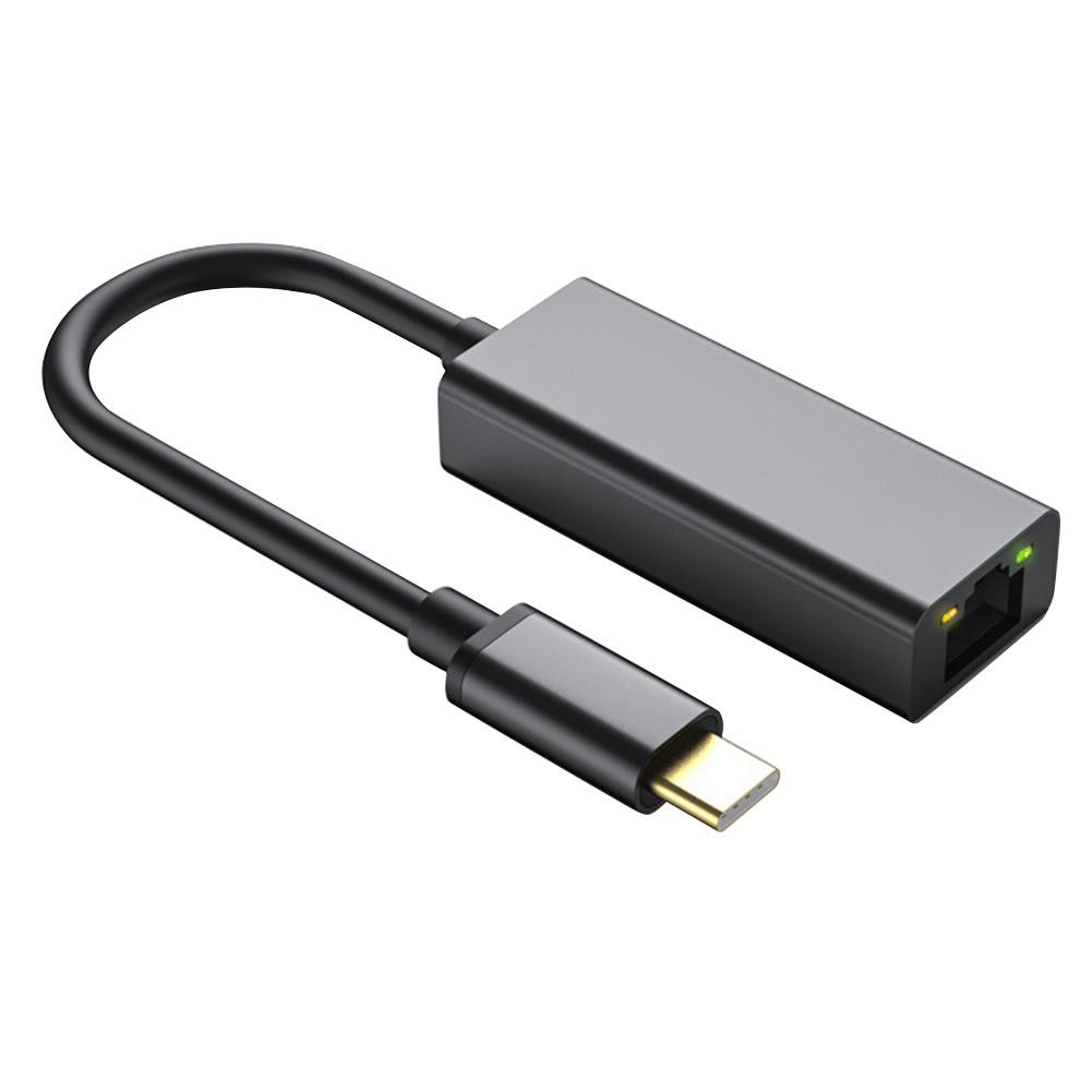 Domybest♚Aluminum Alloy 10/100Mbps Lan Ethernet Converter S3-8152-C Type-C to RJ45 | BigBuy360 - bigbuy360.vn