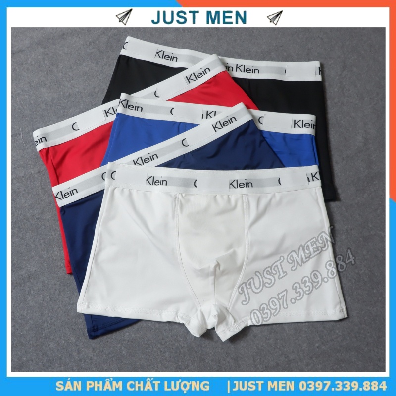 Quần lót nam boxer cao cấp co dãn 4 chiều thun lạnh chính phẩm, quần sịp xì đùi sexy thông hơi khử khuẩn | JM