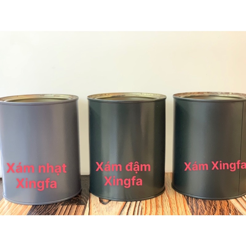 Sơn Kẽm Xám Đậm Xingfa Mờ Dolphin (800gr)