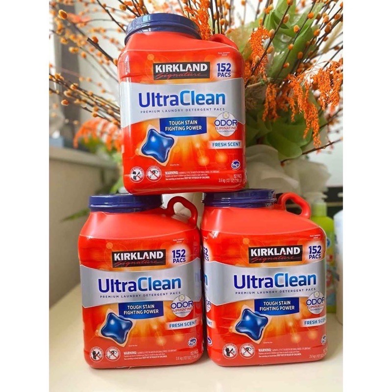 Viên Giặt Quần Áo KIRKLAND ULTRA CLEAN 152 viên