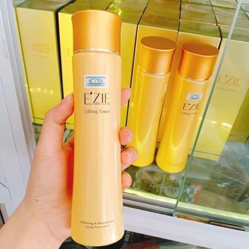 [EZIE Chính Hãng] Bộ 3 Vàng Chăm Sóc Da Ezie - Nước Dưỡng Hoa Hồng Ezie, Serum Vang 24k & collagen, Kem dưỡng da