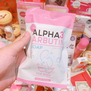 Soap Xà Phòng Tắm Trắng Da Body ALPHA ARBUTIN 3+ Plus 80g - Thái Lan