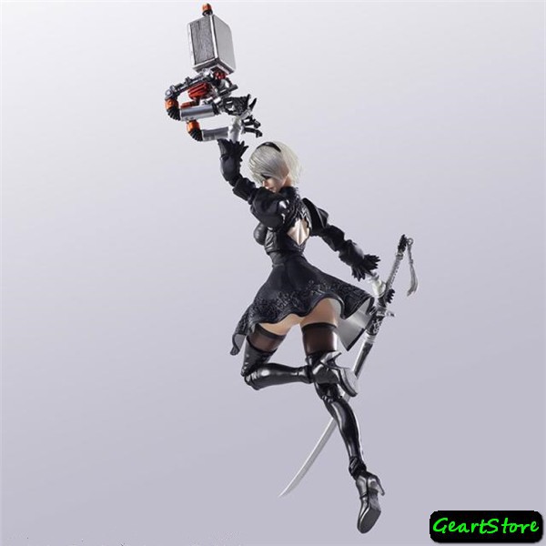 ( CHẤT, HÀNG CÓ SẴN ) MÔ HÌNH NHÂN VẬT FIGMA Nier YoRHa No.2 Tybe B Machine Lifeform  CỬ ĐỘNG ĐƯỢC