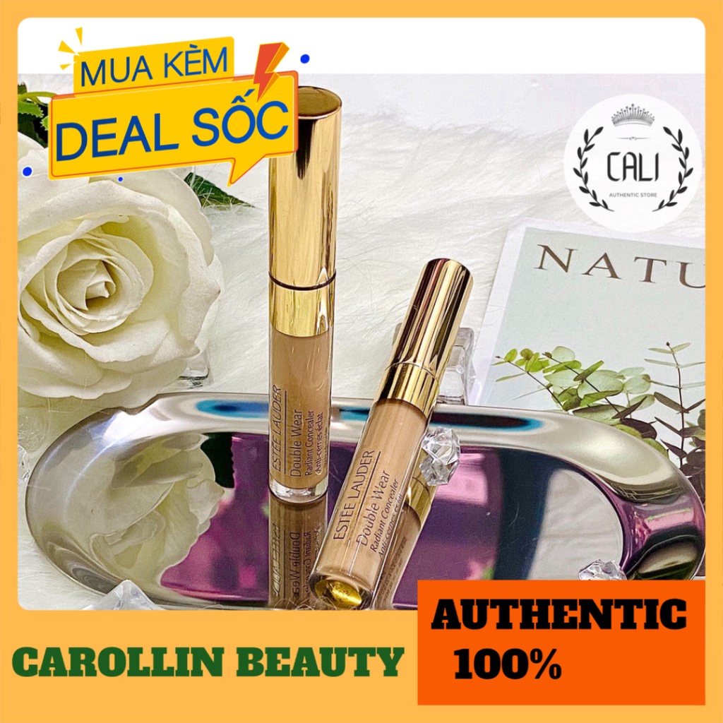 Kem che khuyết điểm 💖 FREESHIP 💋  Che khuyết điểm Estee Lauder Double Wear Stay In Place [Mini size] CAROLLIN BEAUTY
