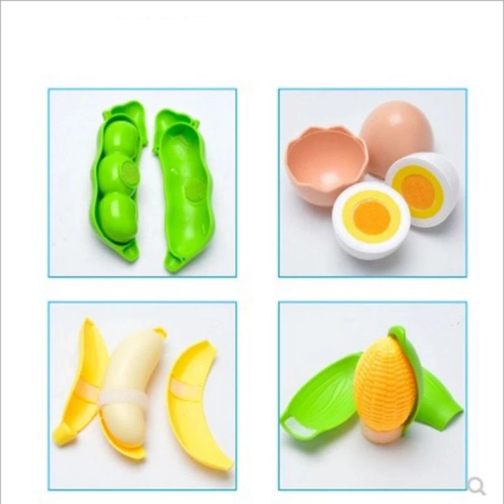 Bộ đồ chơi cắt trái cây/ thức ăn chất liệu nhựa an toàn dành cho trẻ em