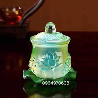Chén thủy tinh lá đề size nhỏ