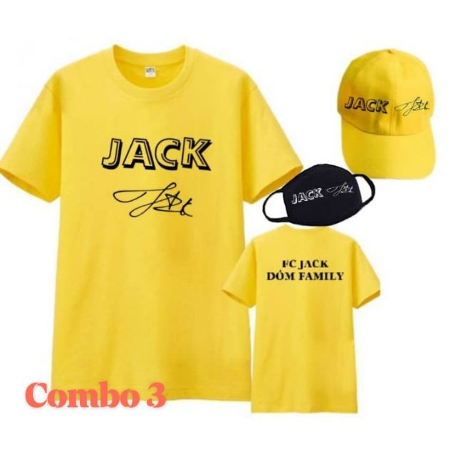 Combo: 1 mũ, áo, khẩu trang JACK Cho Các Đóm !!