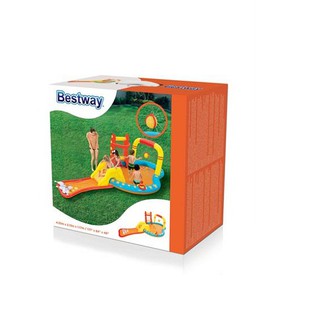Bể phao cầu trượt bowling 53068